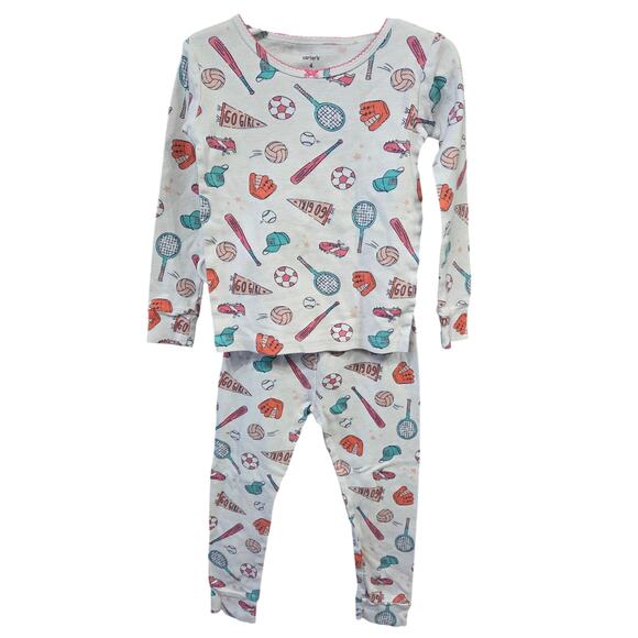 5/$20 Sporty Girl Pajama Set - Carter's - 4 - Picture 1 of 3